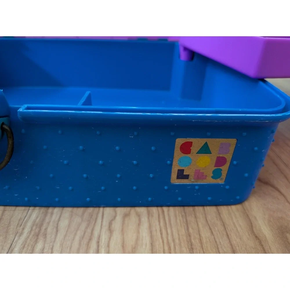 Caboodles Makeup Case Retro 90s Y2K Kidcore Nostalgia Organizer Travel Bright